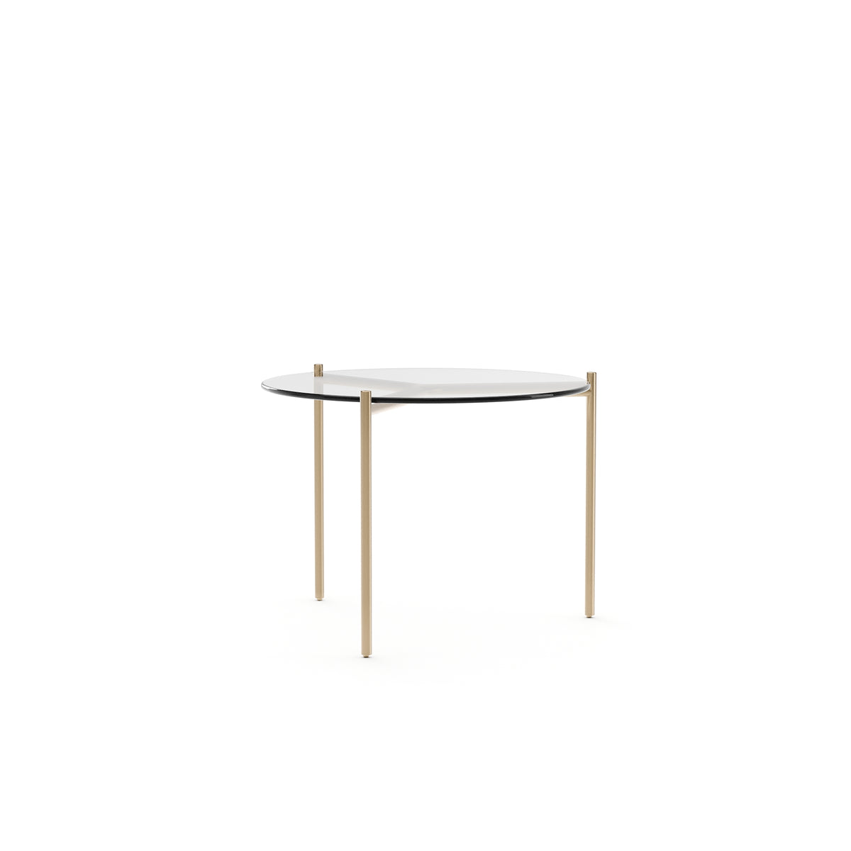 Clear Glass Cocktail Table | Caracole Demli Small