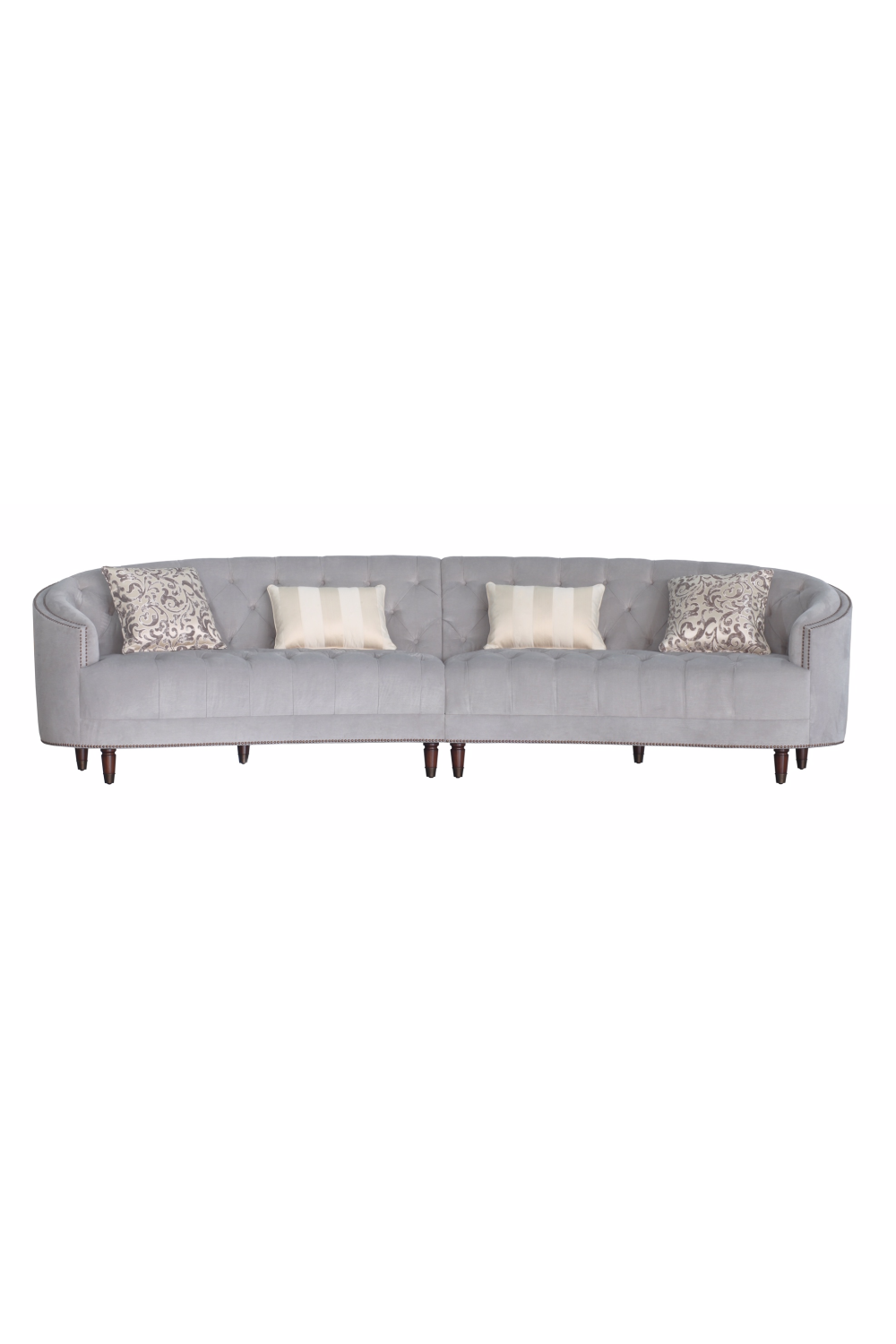 Nail-Trimmed Tufted Sofa | Caracole Laf | Caracole.eu.com