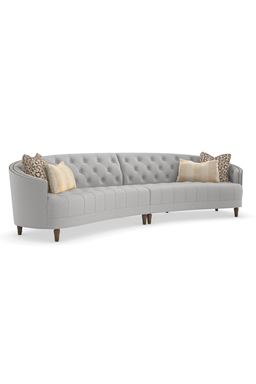 Nail-Trimmed Tufted Sofa | Caracole Raf | Caracole.eu.com