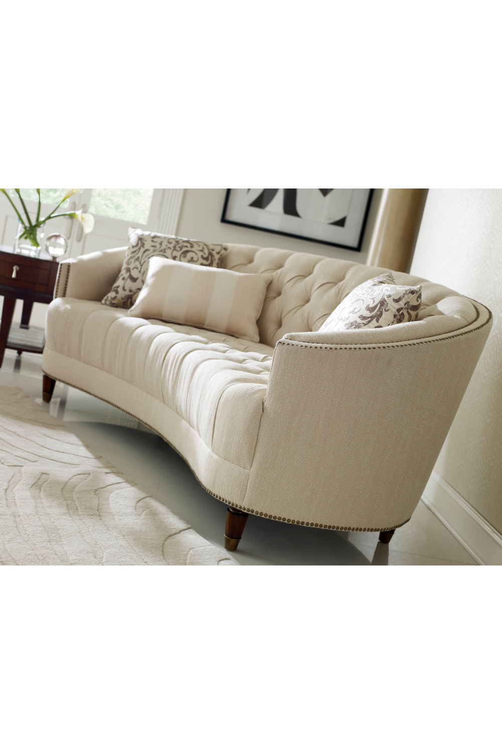 Button-Tufted Sofa | Caracole Classic Elegance | Caracole.eu.com