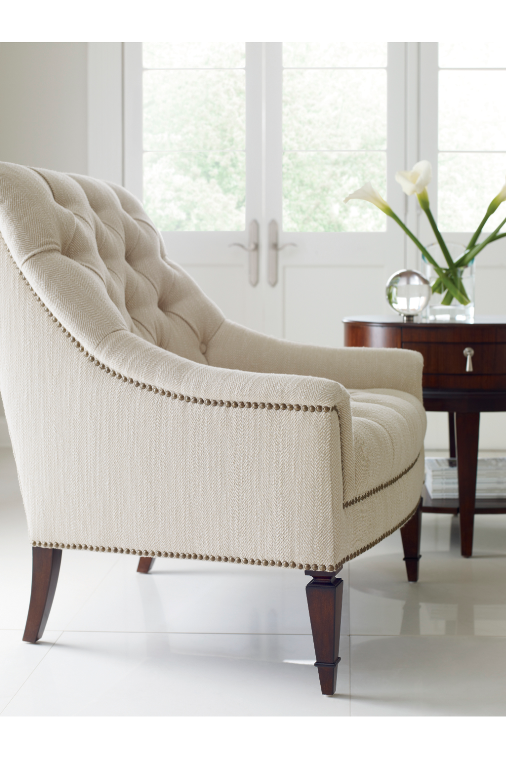 Tufted Lounge Chair | Caracole Classic Elegance | Caracole.eu.com