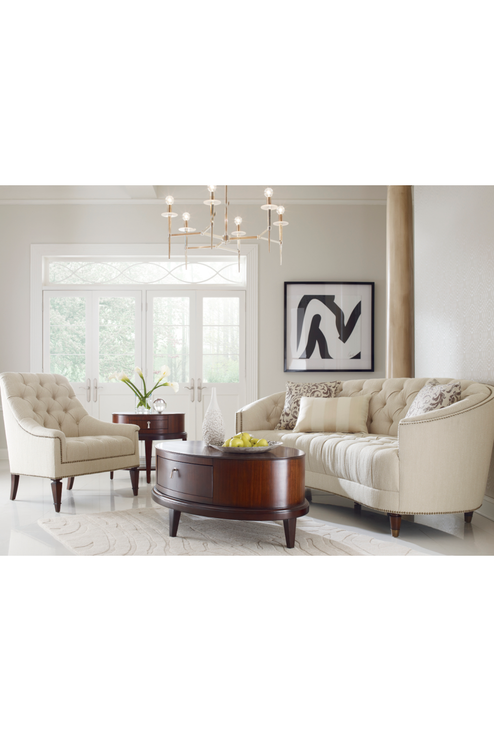 Tufted Lounge Chair | Caracole Classic Elegance | Caracole.eu.com