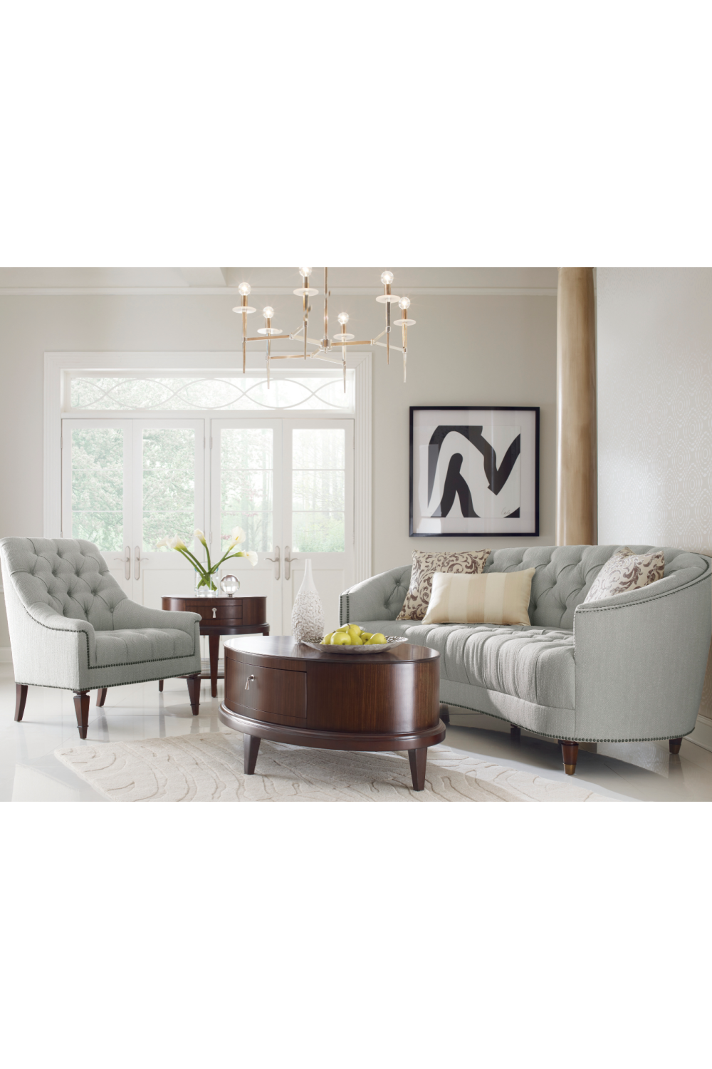 Tufted Lounge Chair | Caracole Classic Elegance | Caracole.eu.com