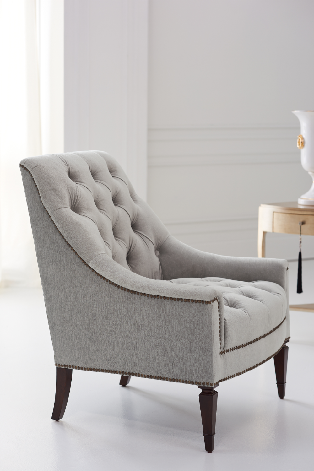 Tufted Lounge Chair | Caracole Classic Elegance | Caracole.eu.com