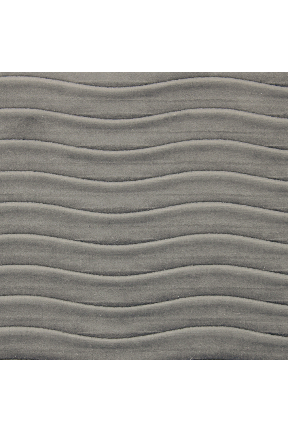 Gray Velvet Curved Sofa | Caracole Farrah | Caracole.eu.com