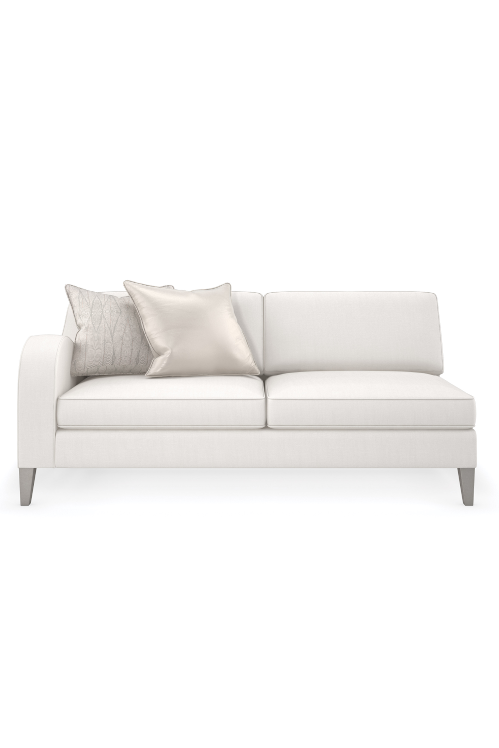 Cream Modern Loveseat | Caracole Victoria | Caracole.eu.com