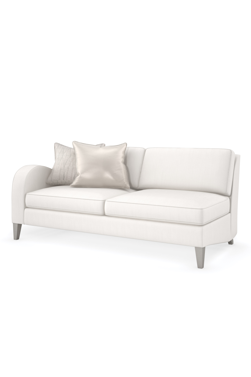 Cream Modern Loveseat | Caracole Victoria | Caracole.eu.com