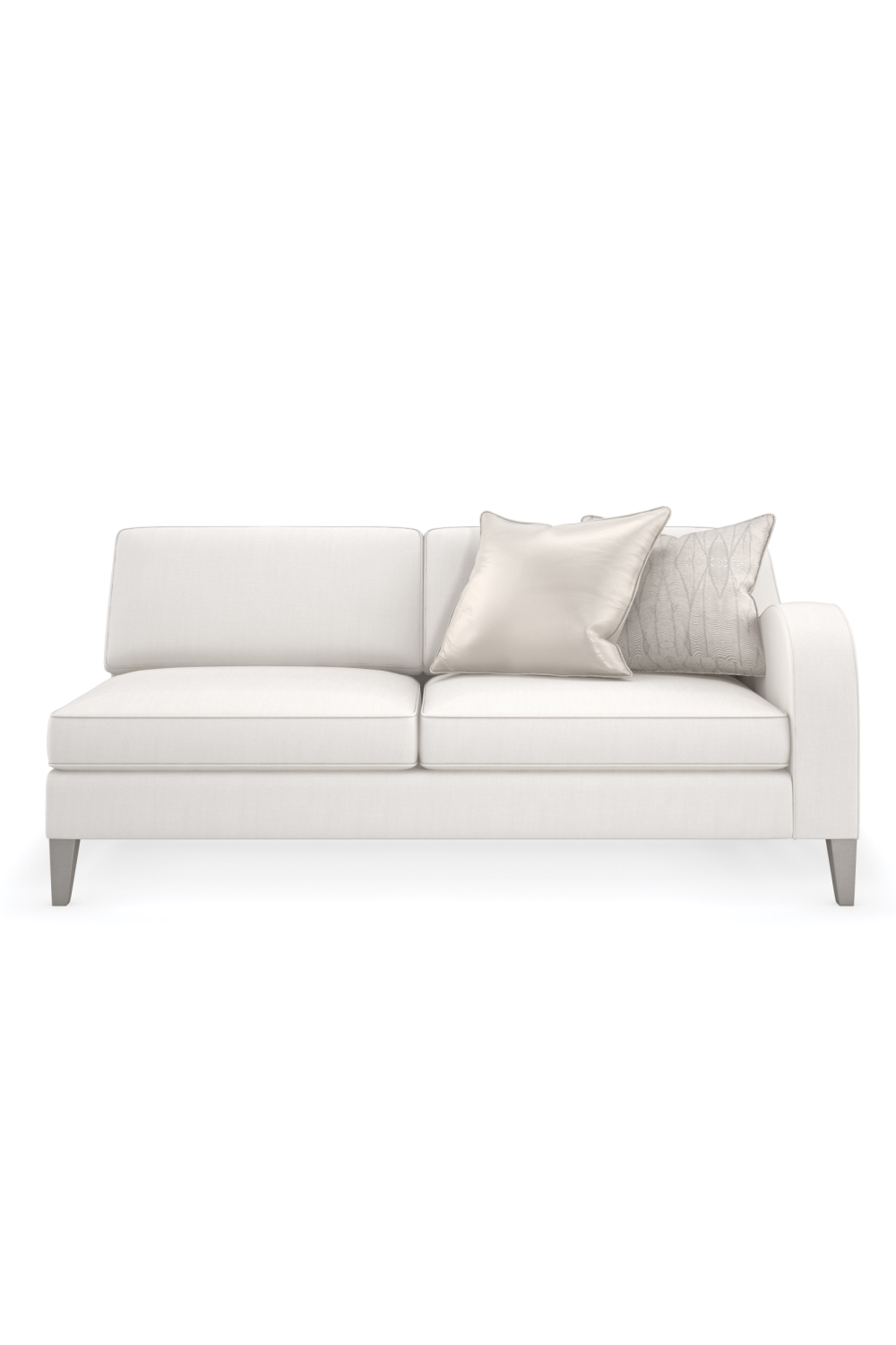 Cream Modern Loveseat | Caracole Victoria | Caracole.eu.com