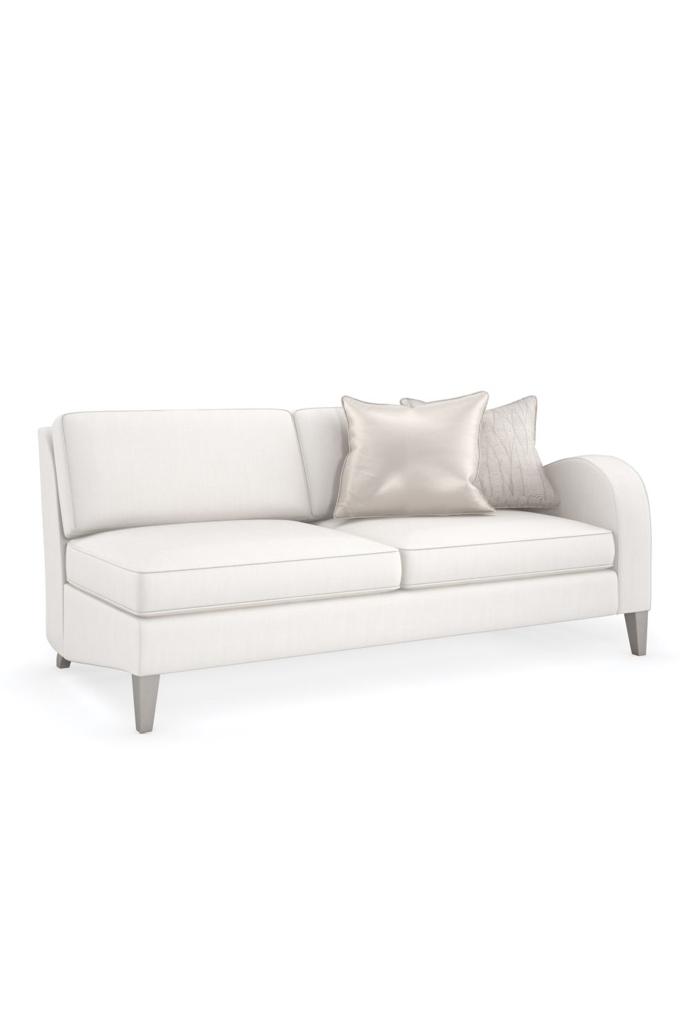 Cream Modern Loveseat | Caracole Victoria | Caracole.eu.com