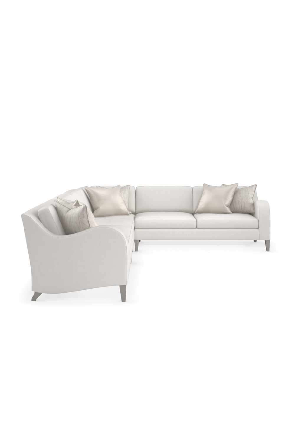 Cream Modern Loveseat | Caracole Victoria | Caracole.eu.com