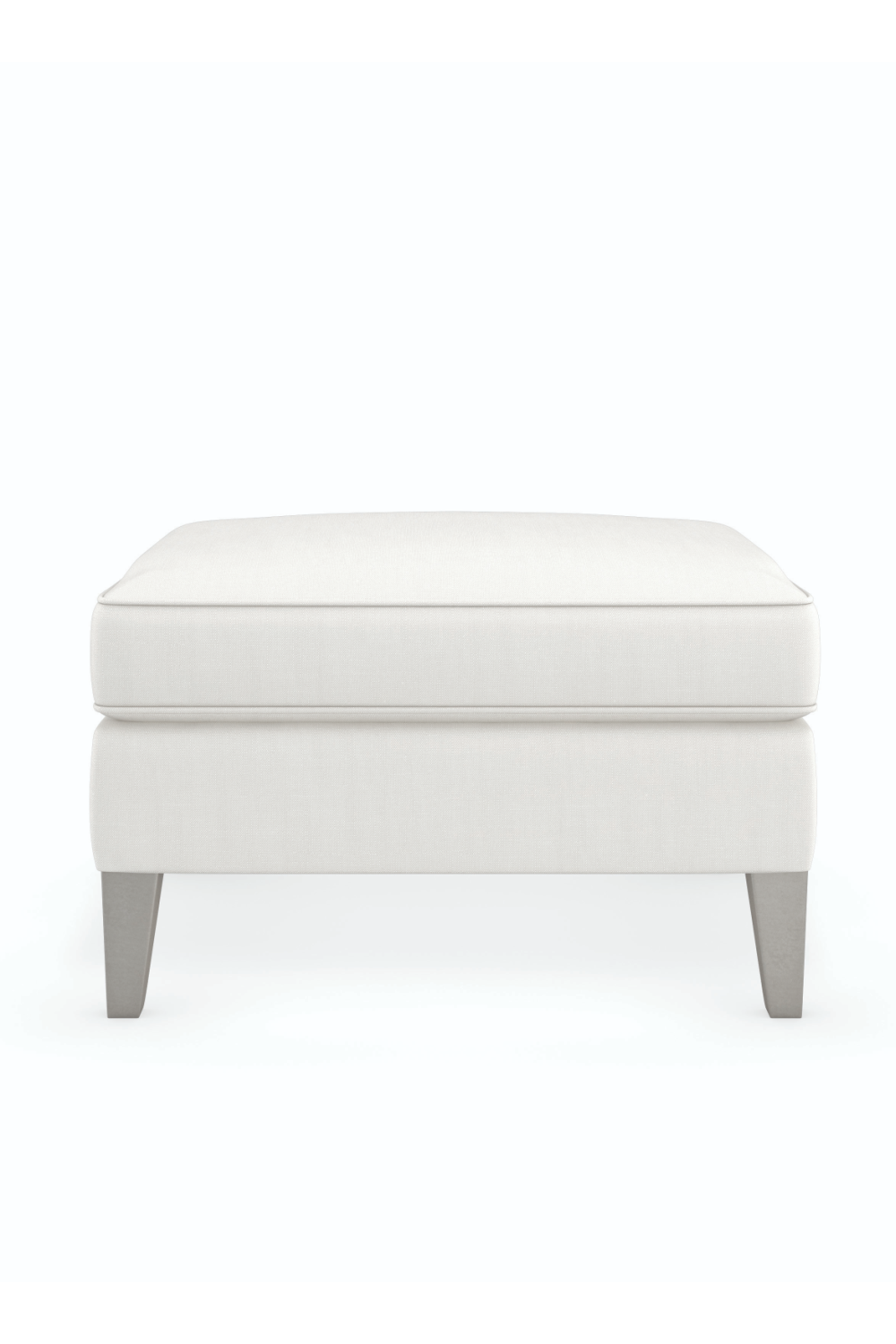 Cream Cushioned Ottoman | Caracole Victoriav | Caracole.eu.com