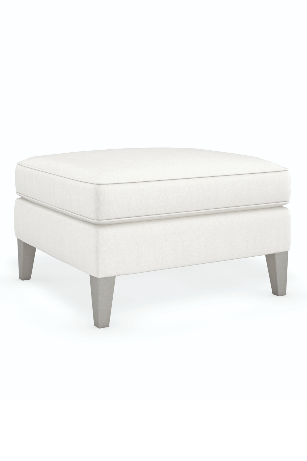Cream Cushioned Ottoman | Caracole Victoriav | Caracole.eu.com