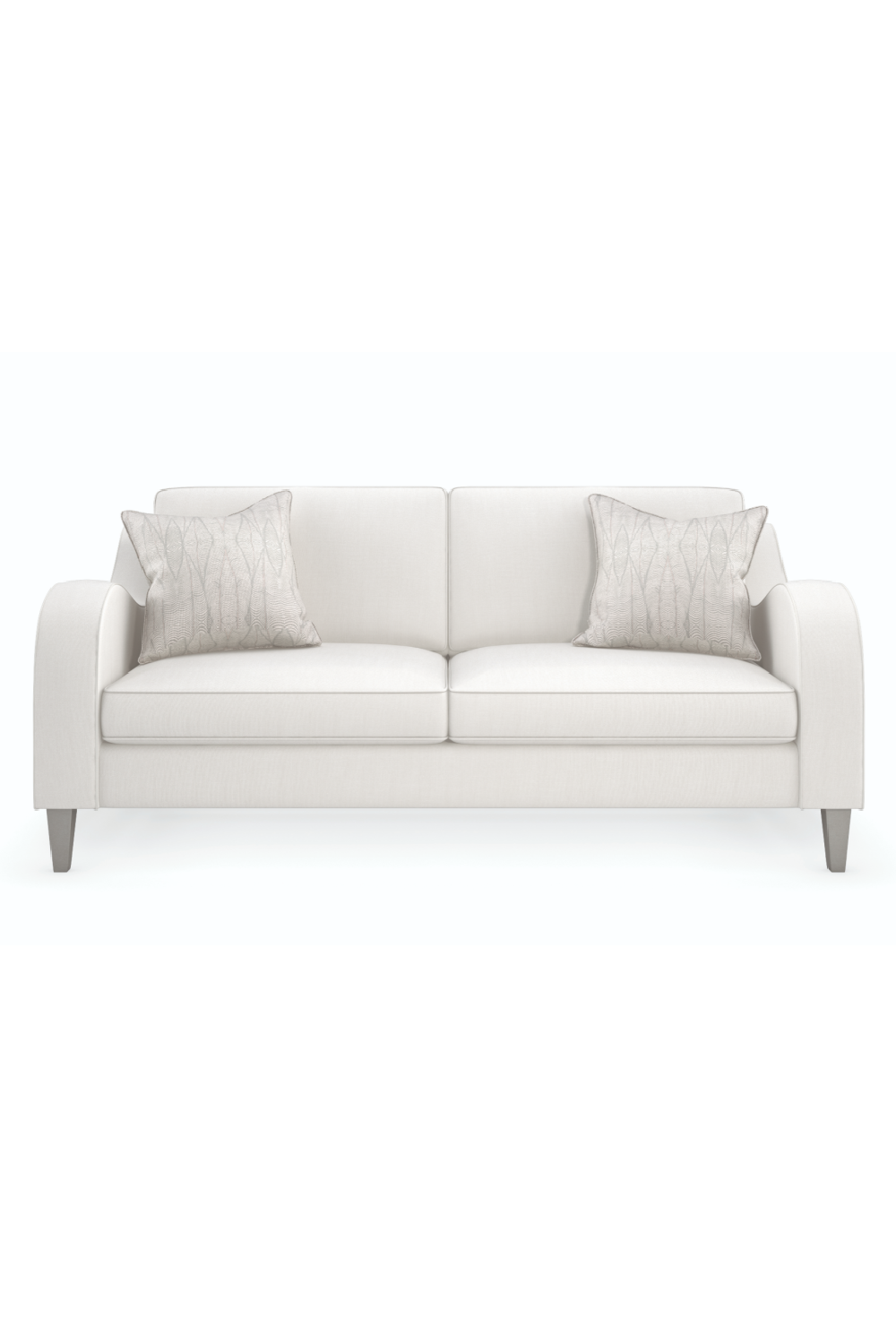White Modern Classic Sofa | Caracole Victoria | Caracole.eu.com
