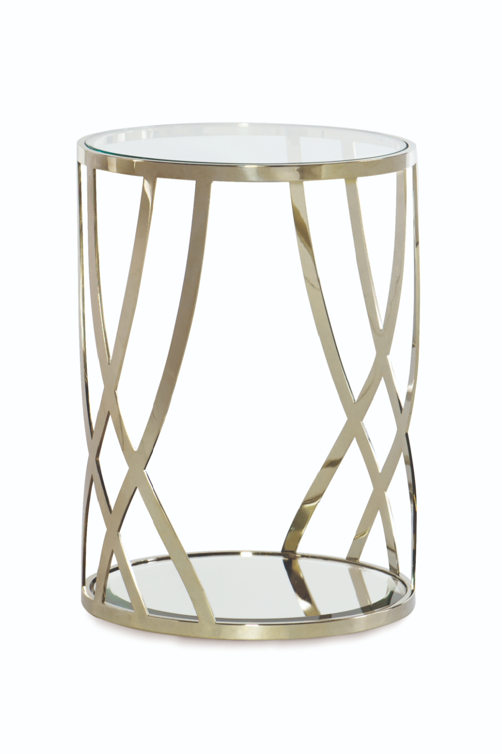 Glass Modern Round Table | Caracole Adela | Caracole.eu.com