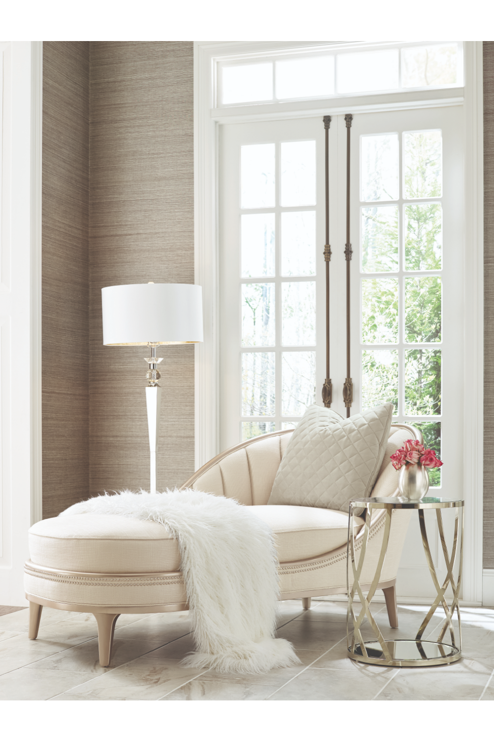 Glass Modern Round Table | Caracole Adela | Caracole.eu.com