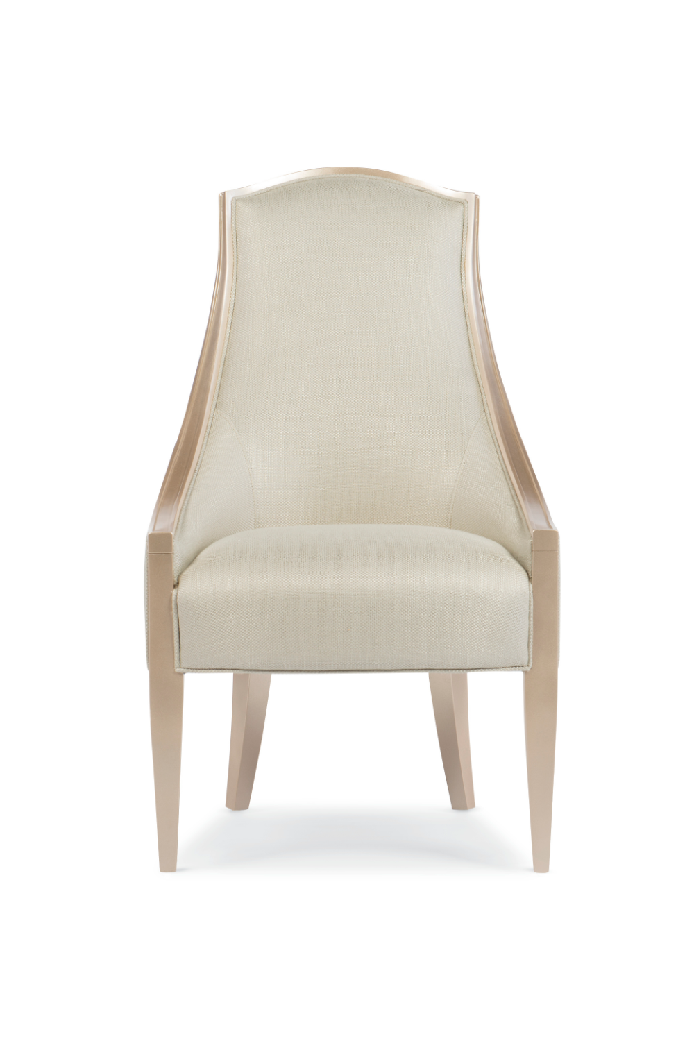 Cream Bouclé Side Chair | Caracole Adela | Caracole.eu.com