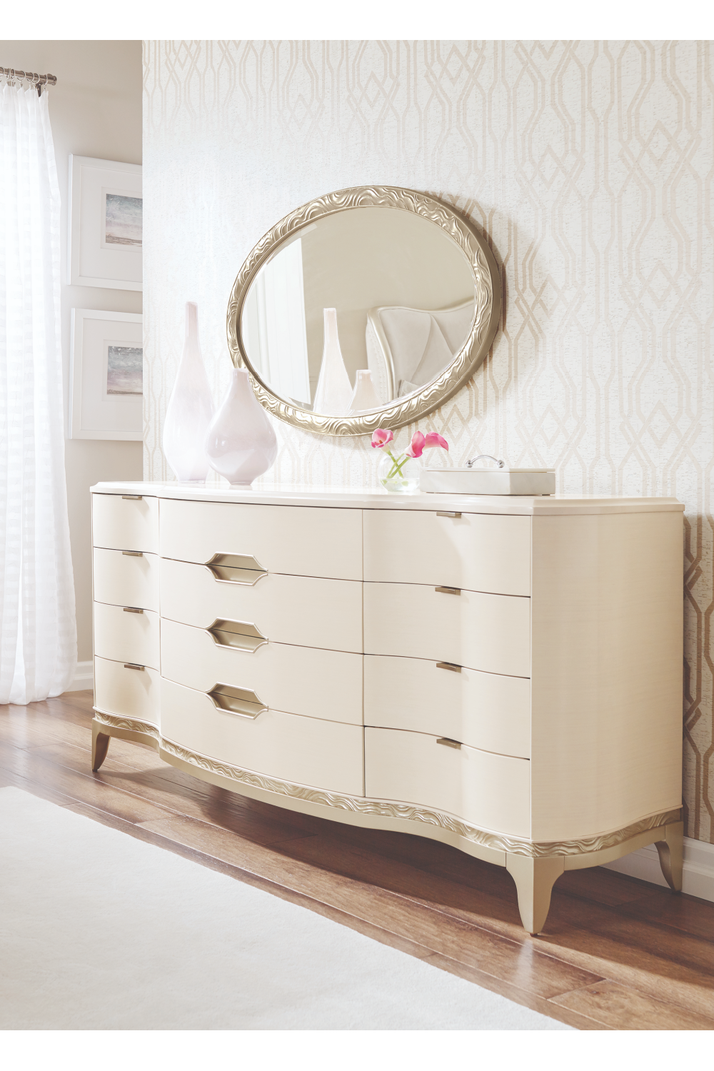 Off White Modern Dresser | Caracole Adela | Caracole.eu.com