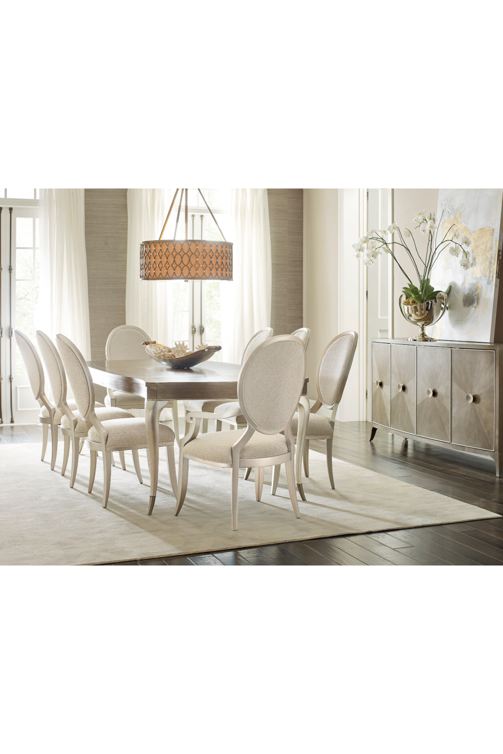 Neutral Tweed Side Chair (2) | Caracole Avondale | Caracole.eu.com