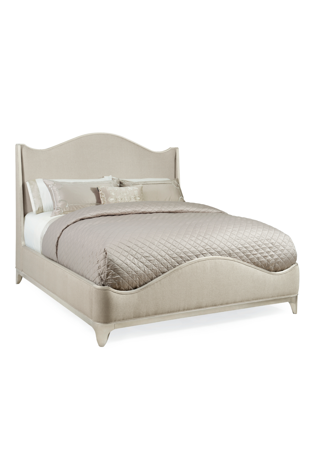 Serpentine Cream Bed | Caracole Avondale | Caracole.eu.com