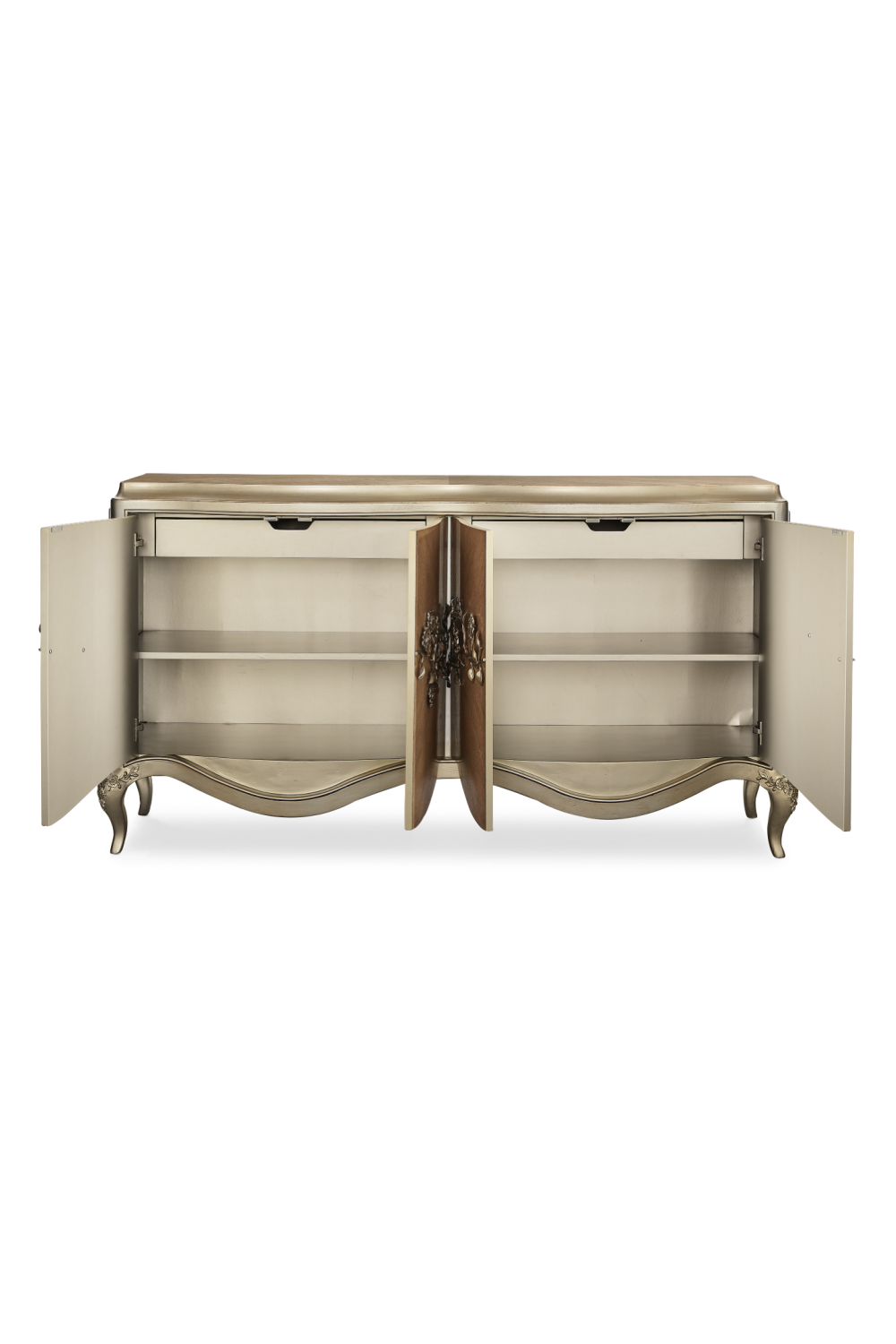 Carved Floral Buffet | Caracole | Caracole.eu.com