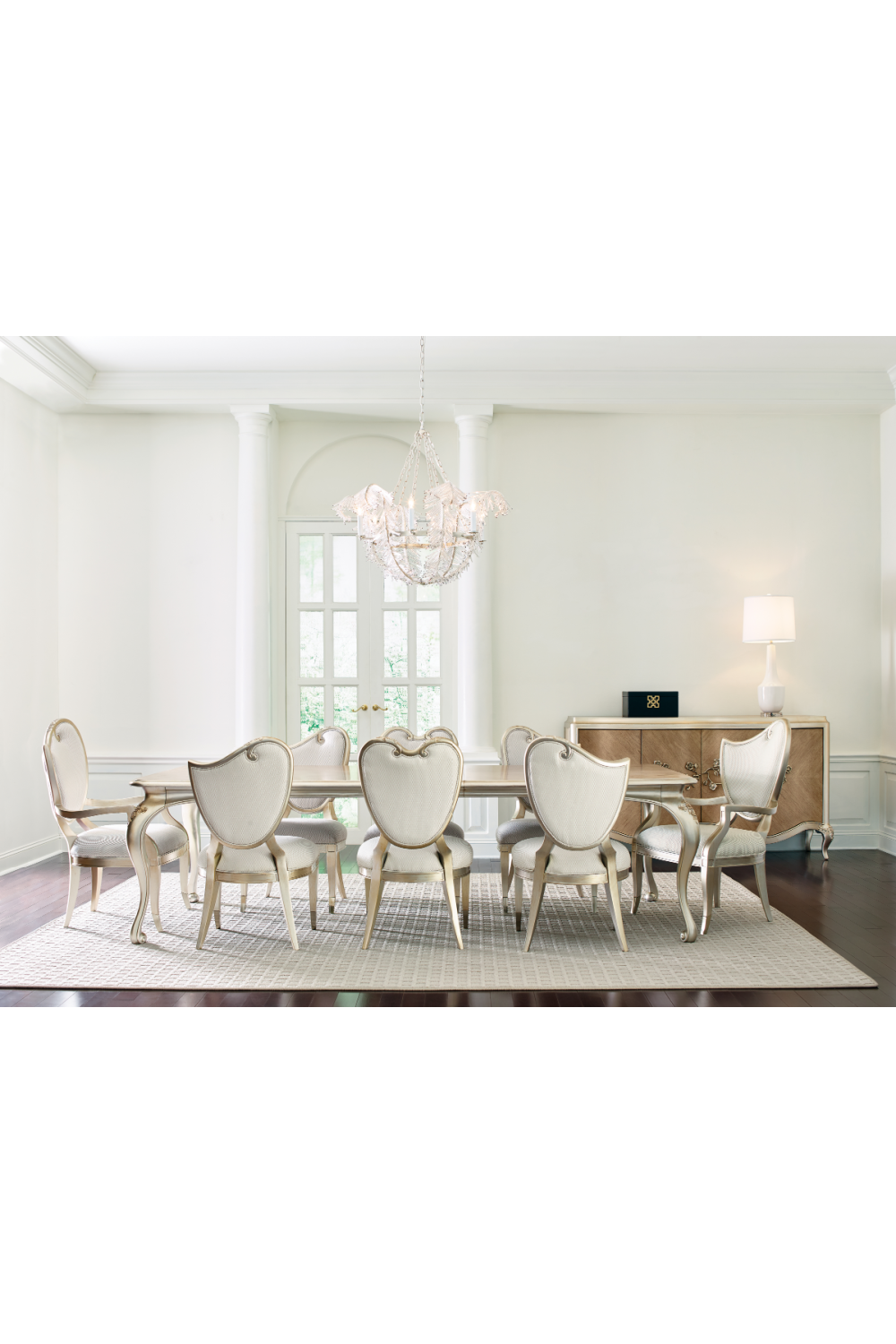 Gold-Framed Side Chair (2) | Caracole Fontainebleau | Caracole.eu.com