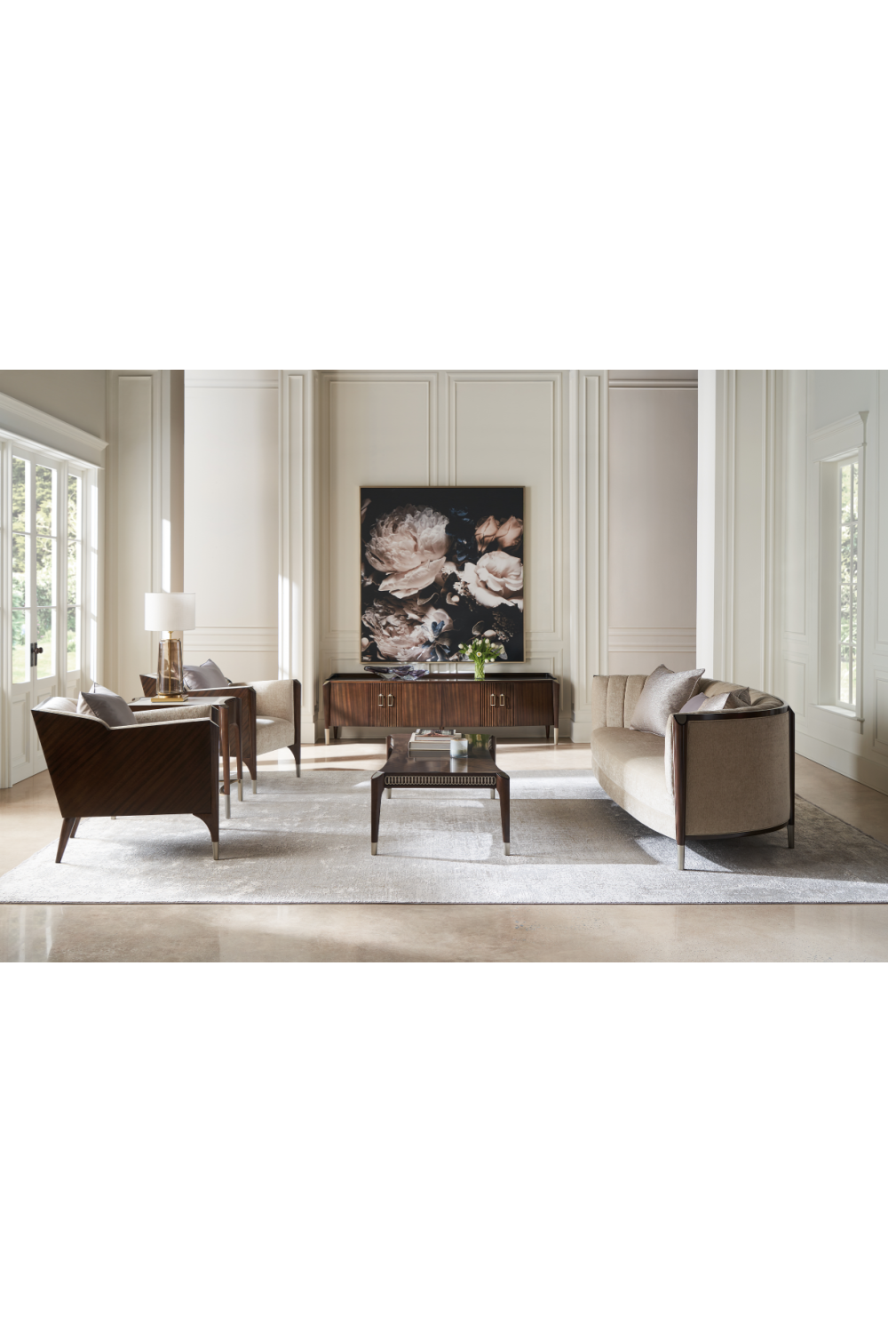 Channel Tufted Sofa | Caracole The Oxford | Caracole.eu.com