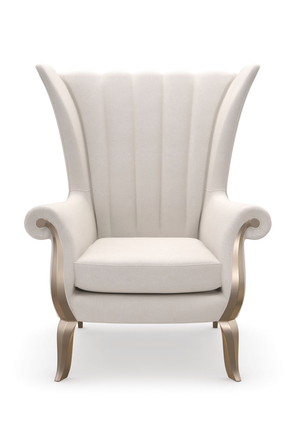 Cream Wingback Accent Chair | Caracole Valentina | Caracole.eu.com