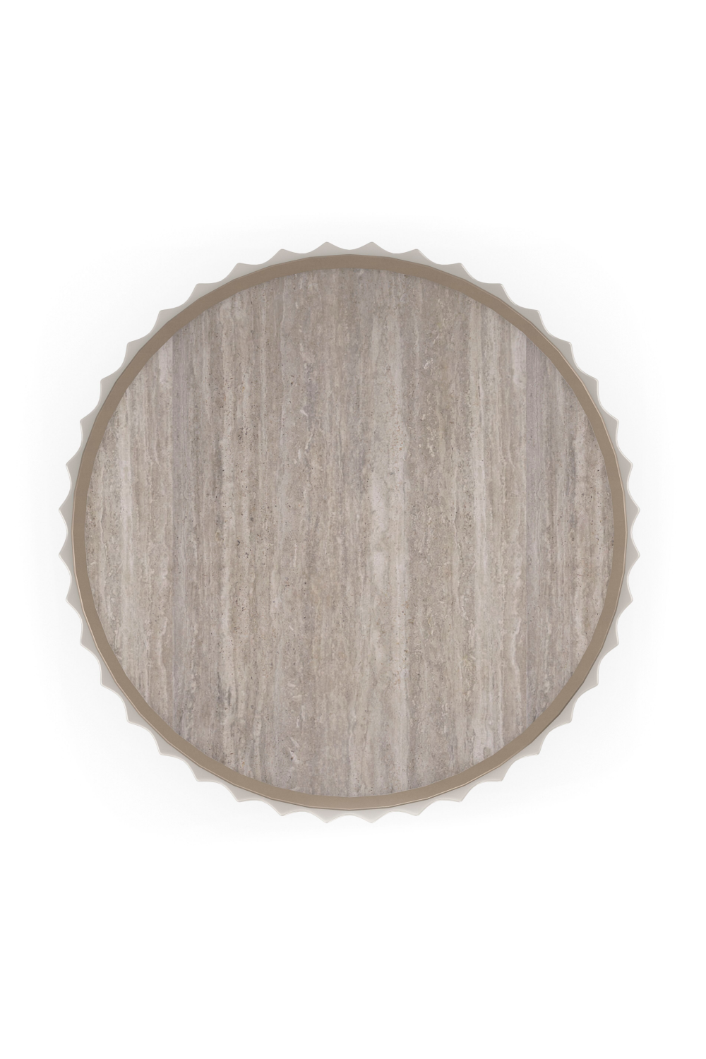 White Scalloped Accent Table | Caracole Valentina | Caracole.eu.com