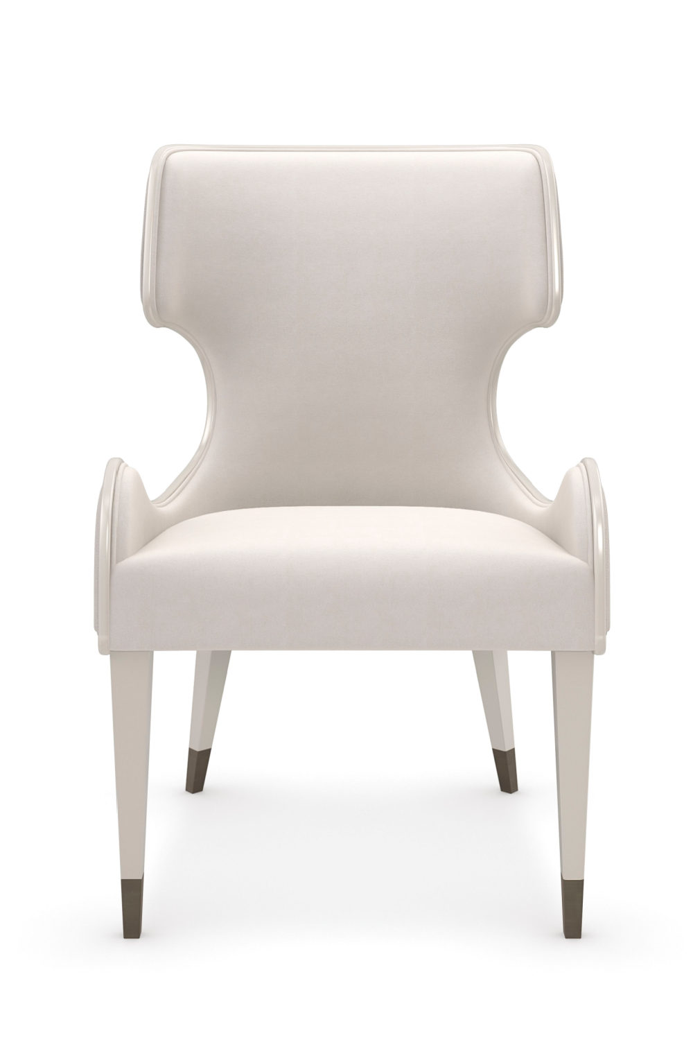 Sculptural White Modern Armchair | Caracole Valentina | Caracole.eu.com