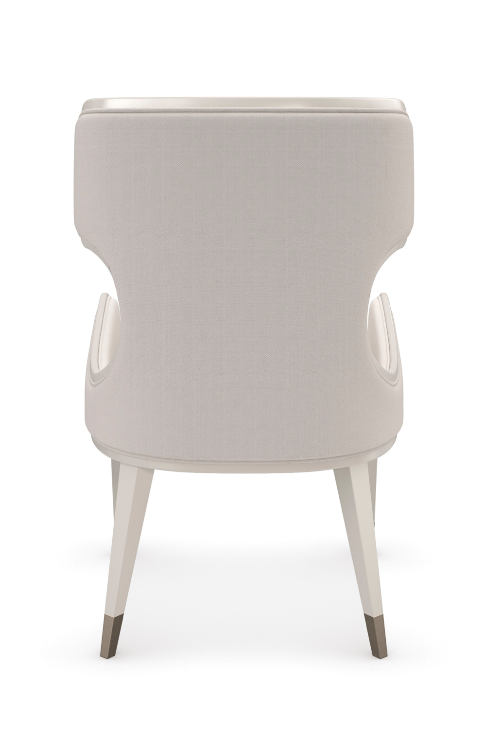 Sculptural White Modern Armchair | Caracole Valentina | Caracole.eu.com