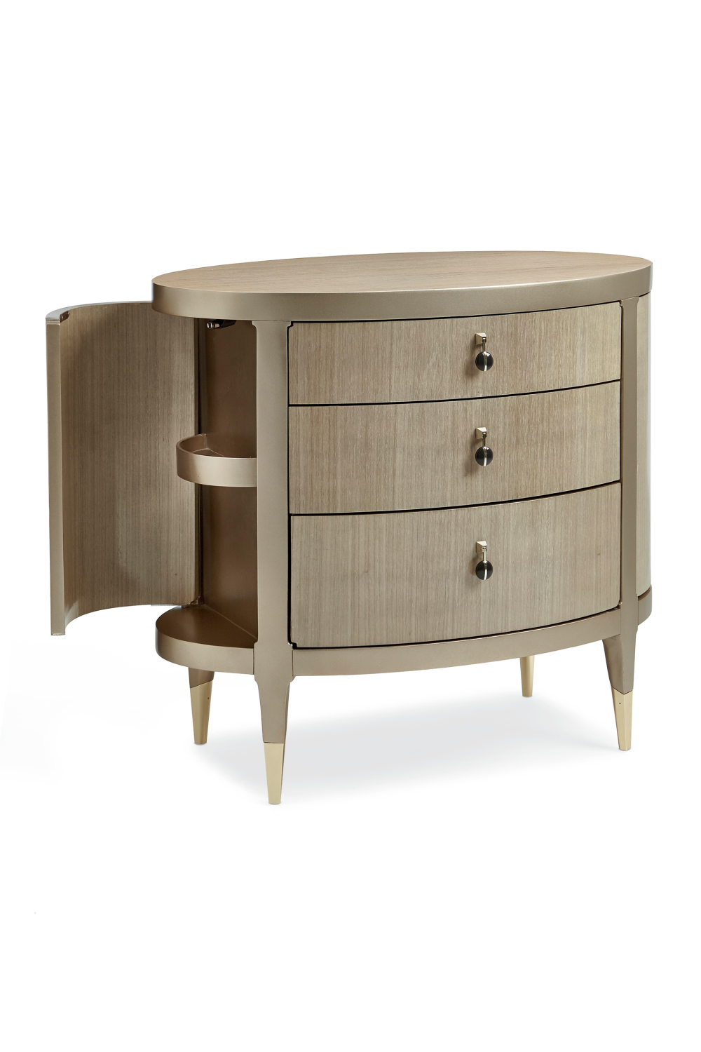 Mid-Century Modern Oval Nightstand | Caracole A Dream Come True | Oroa.com