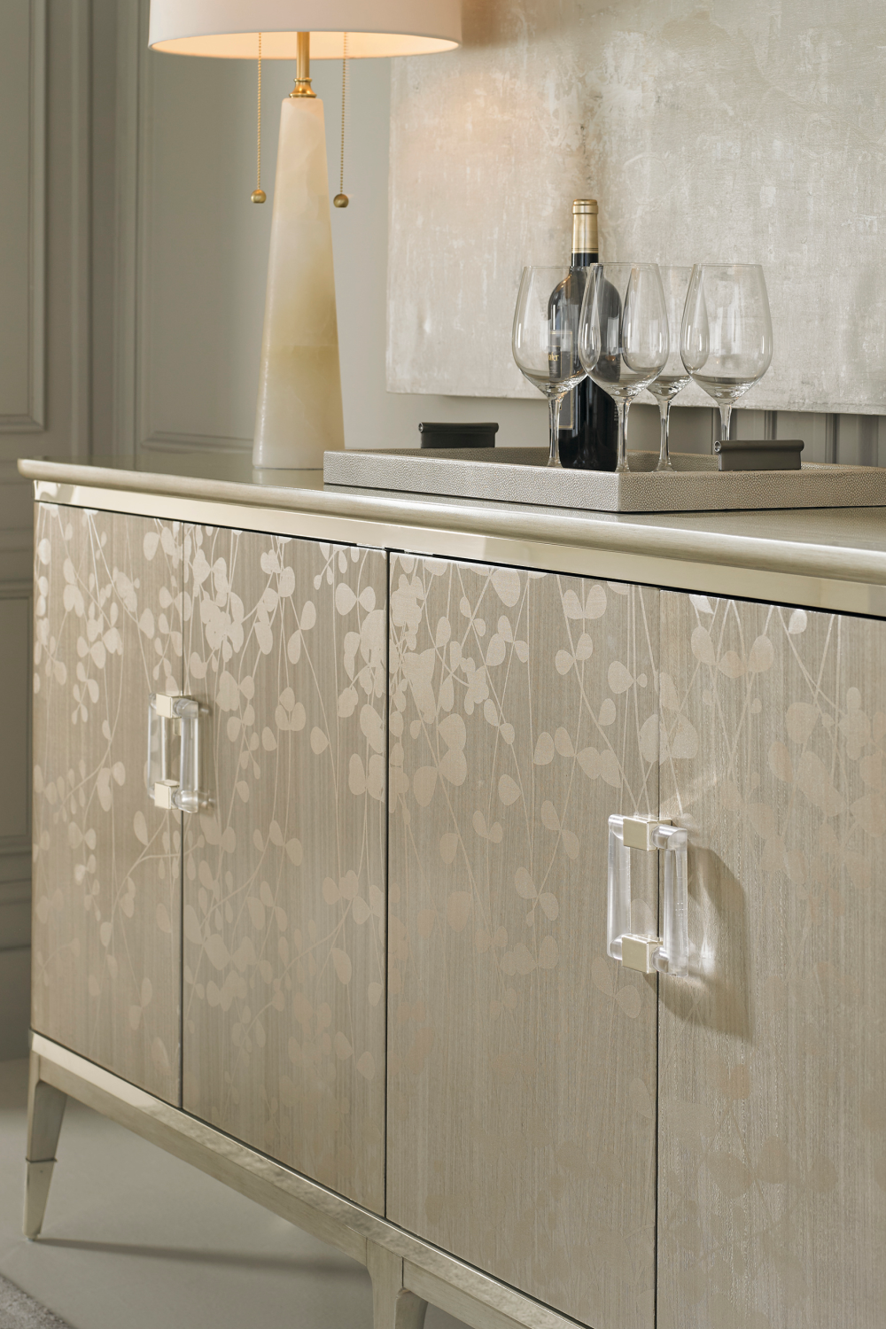 Gold Wooden Sideboard | Caracole Turn A New Leaf | Caracole.eu.com