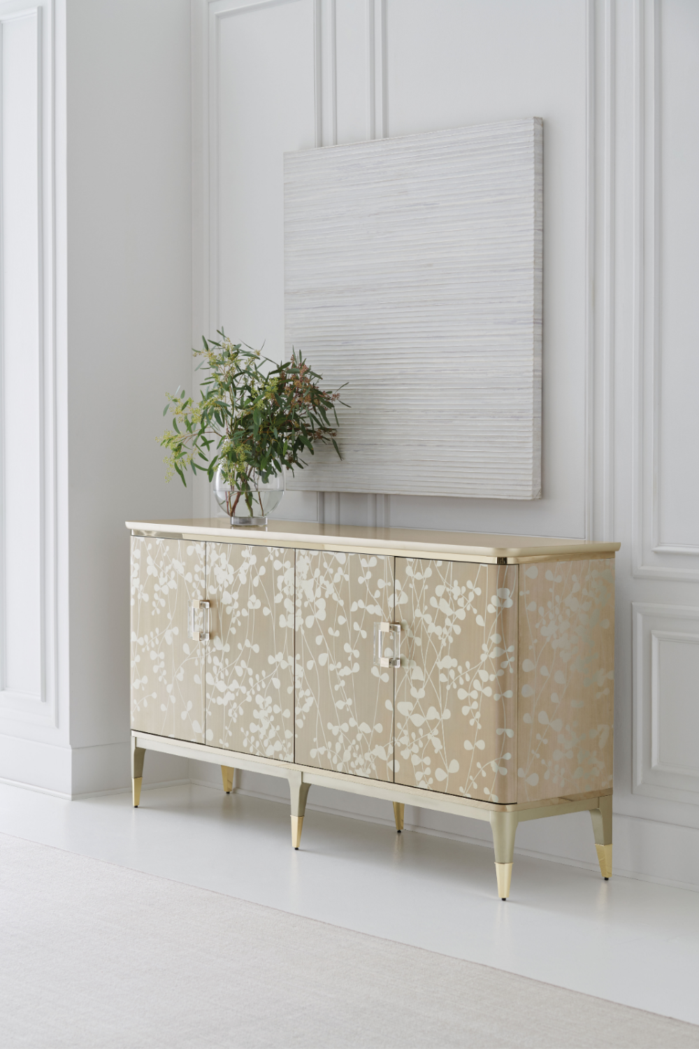 Gold Wooden Sideboard | Caracole Turn A New Leaf | Caracole.eu.com