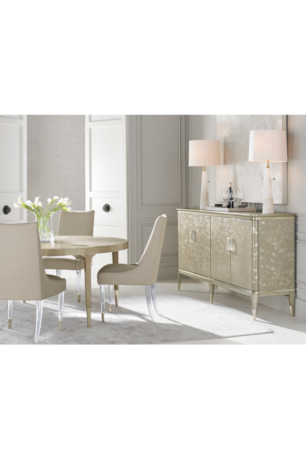 Gold Wooden Sideboard | Caracole Turn A New Leaf | Caracole.eu.com