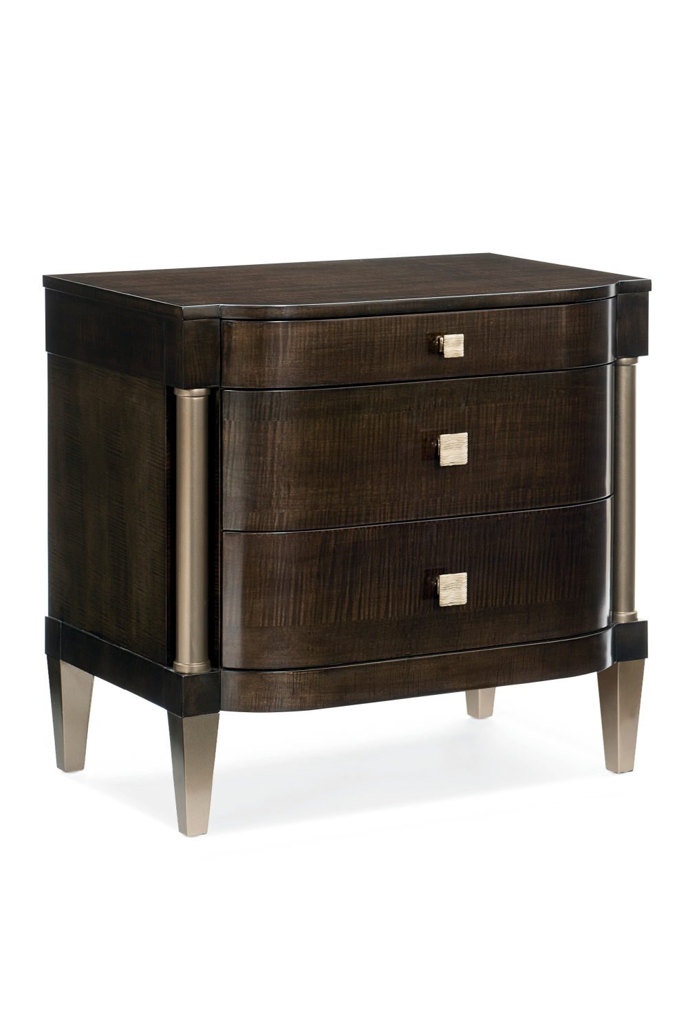 Dark Wooden Nightstand | Caracole Night Owl | Oroa.com