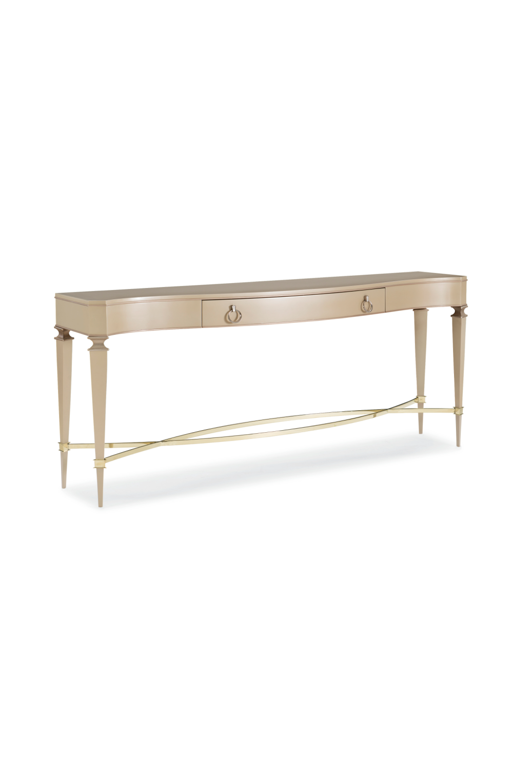 Gold Modern Console Table | Caracole Slim Chance | Caracole.eu.com