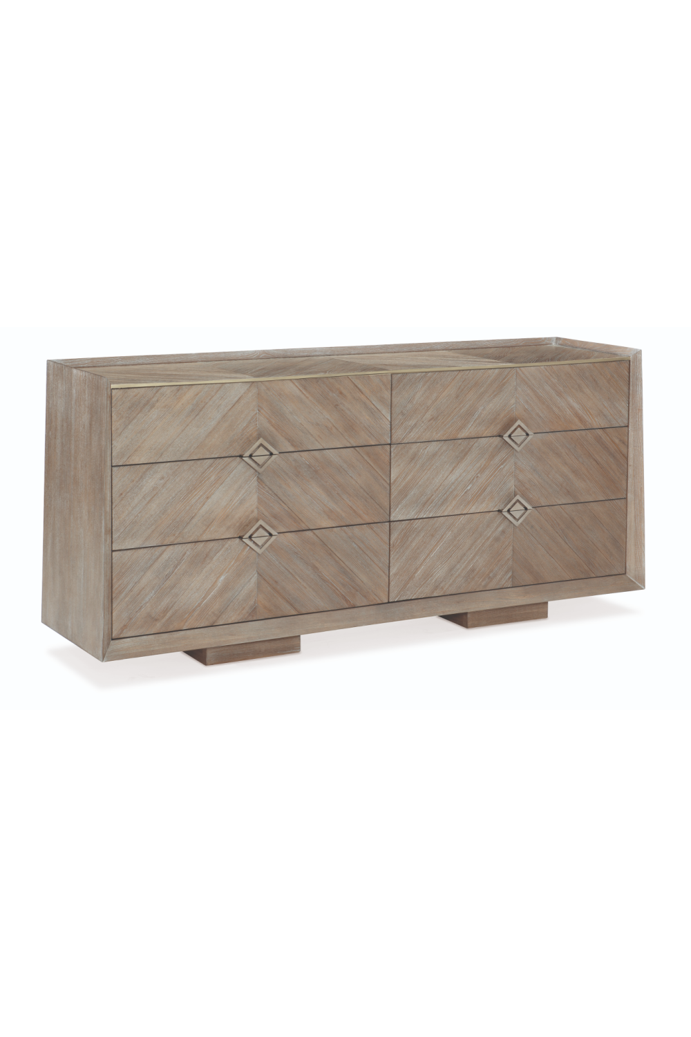 Ash Chevron Dresser | Caracole Naturally | Caracole.eu.com