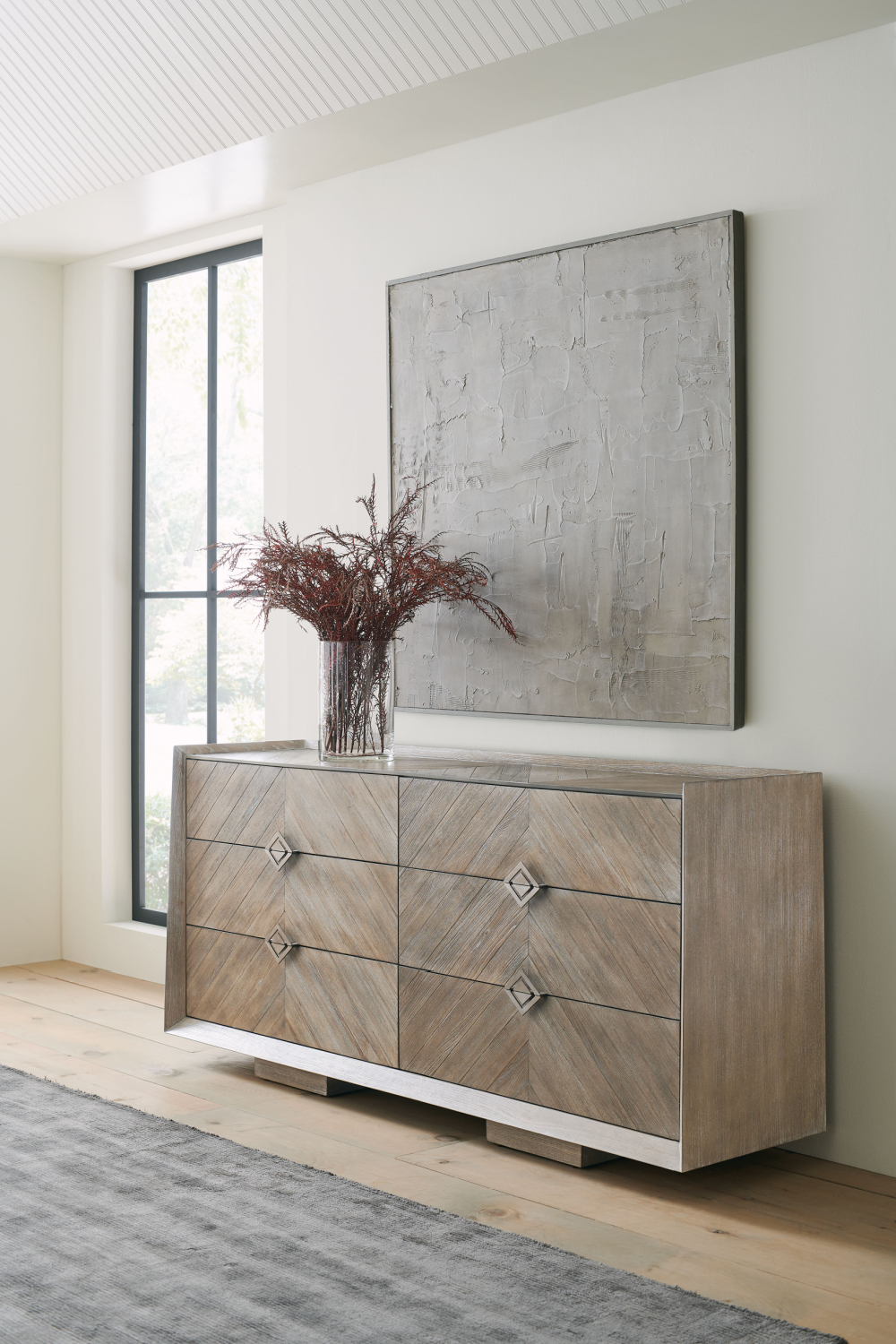 Ash Chevron Dresser | Caracole Naturally | Caracole.eu.com