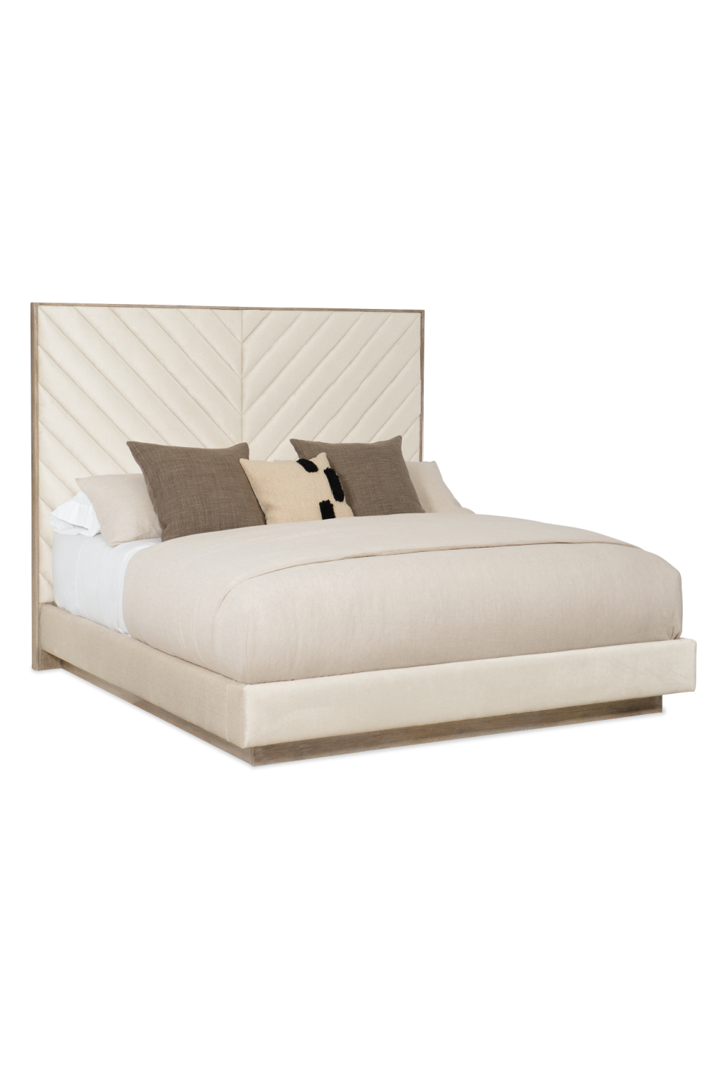 Ash Wood Upholstered Bed | Caracole Meet U In The Middle | Caracole.eu.com