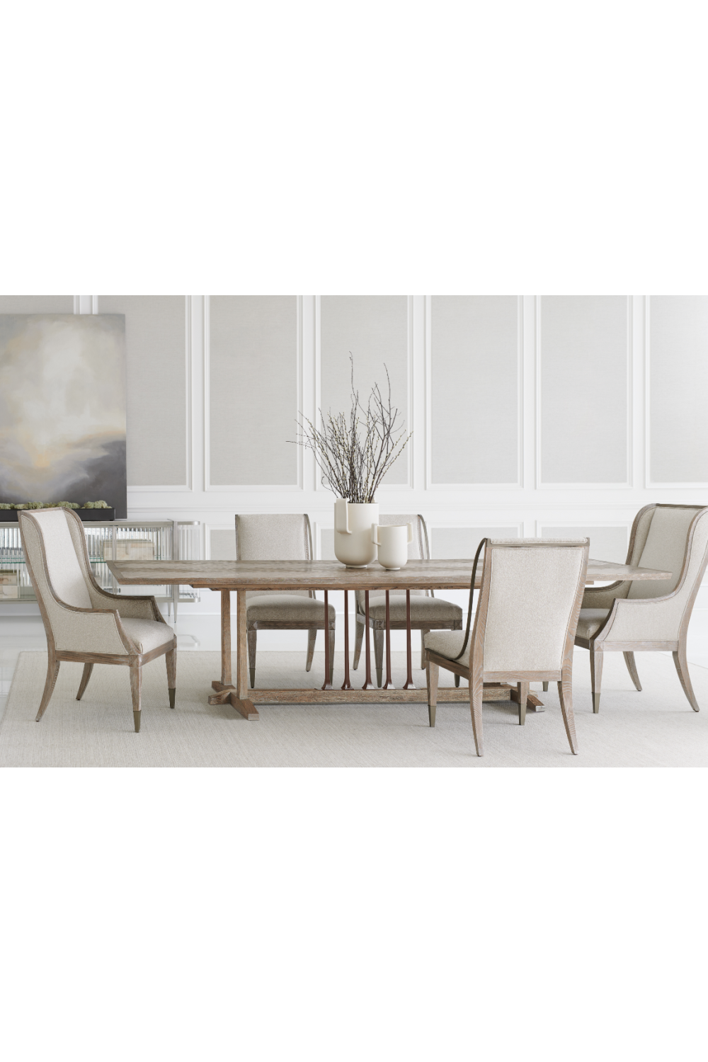 Ash Framed Accent Armchair | Caracole Open Arms | Caracole.eu.com