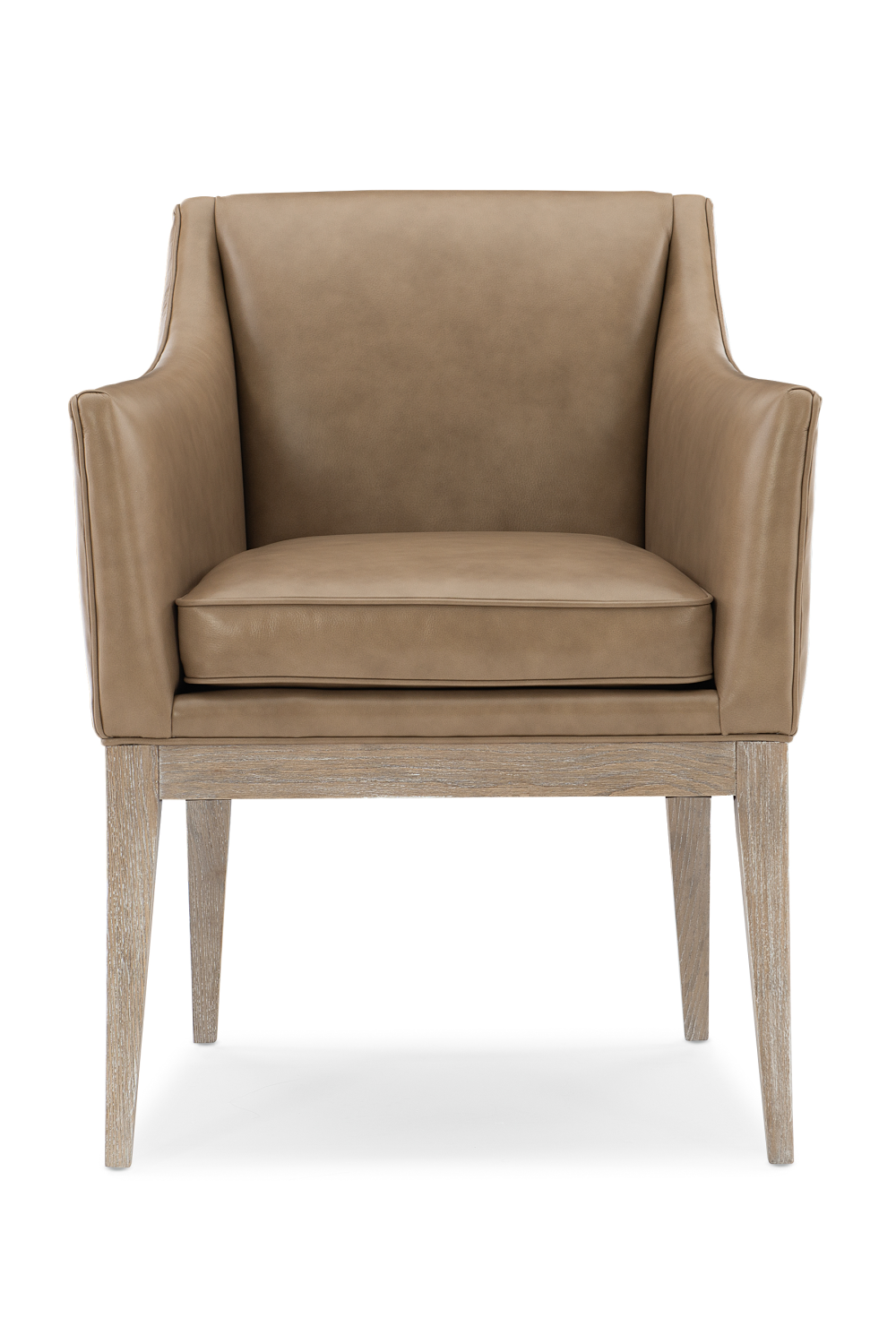 Brown Leather Dining Armchair | Caracole Free And Easy | Caracole.eu.com