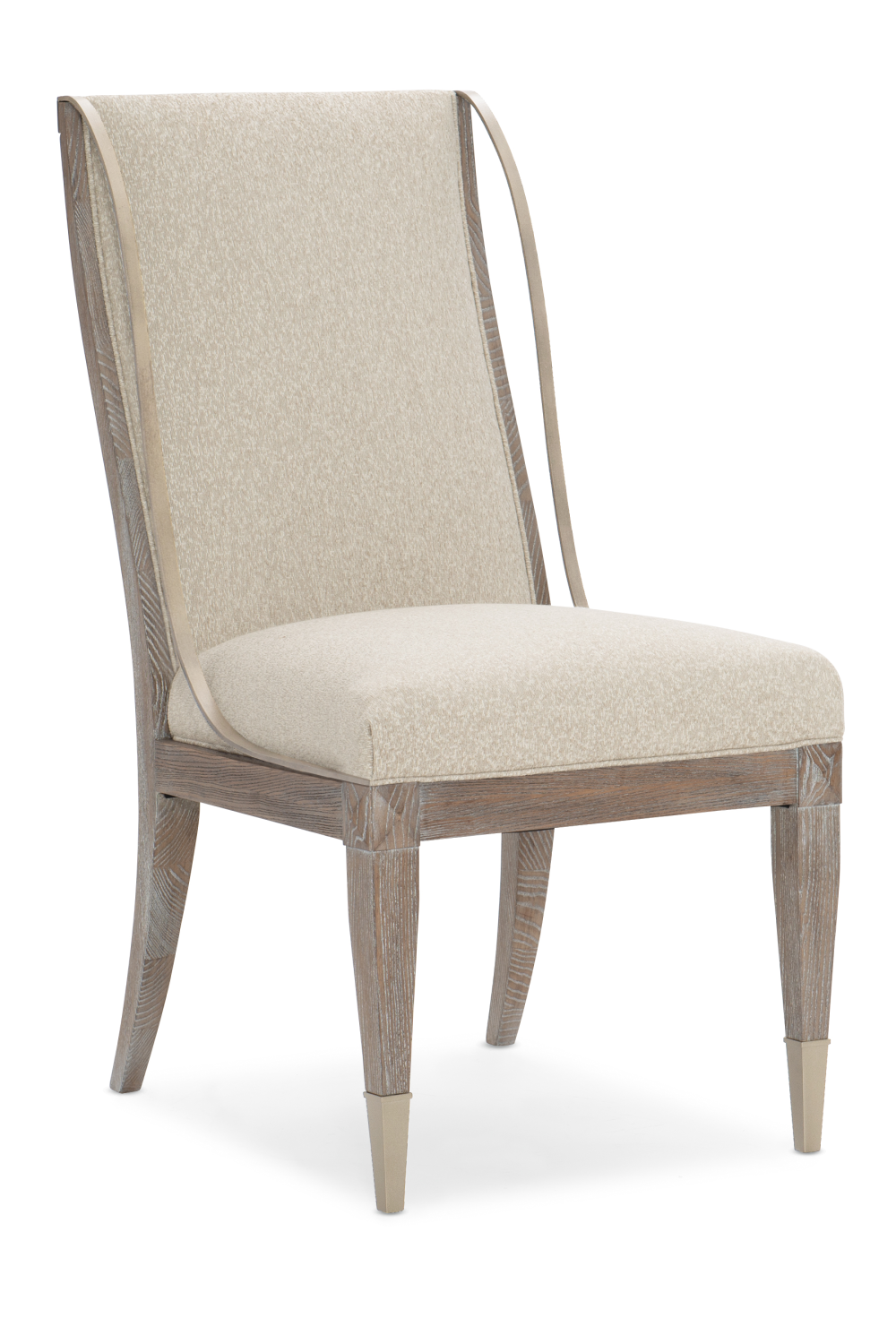 Ash Wood Side Chair | Caracole Open Arms | Caracole.eu.com