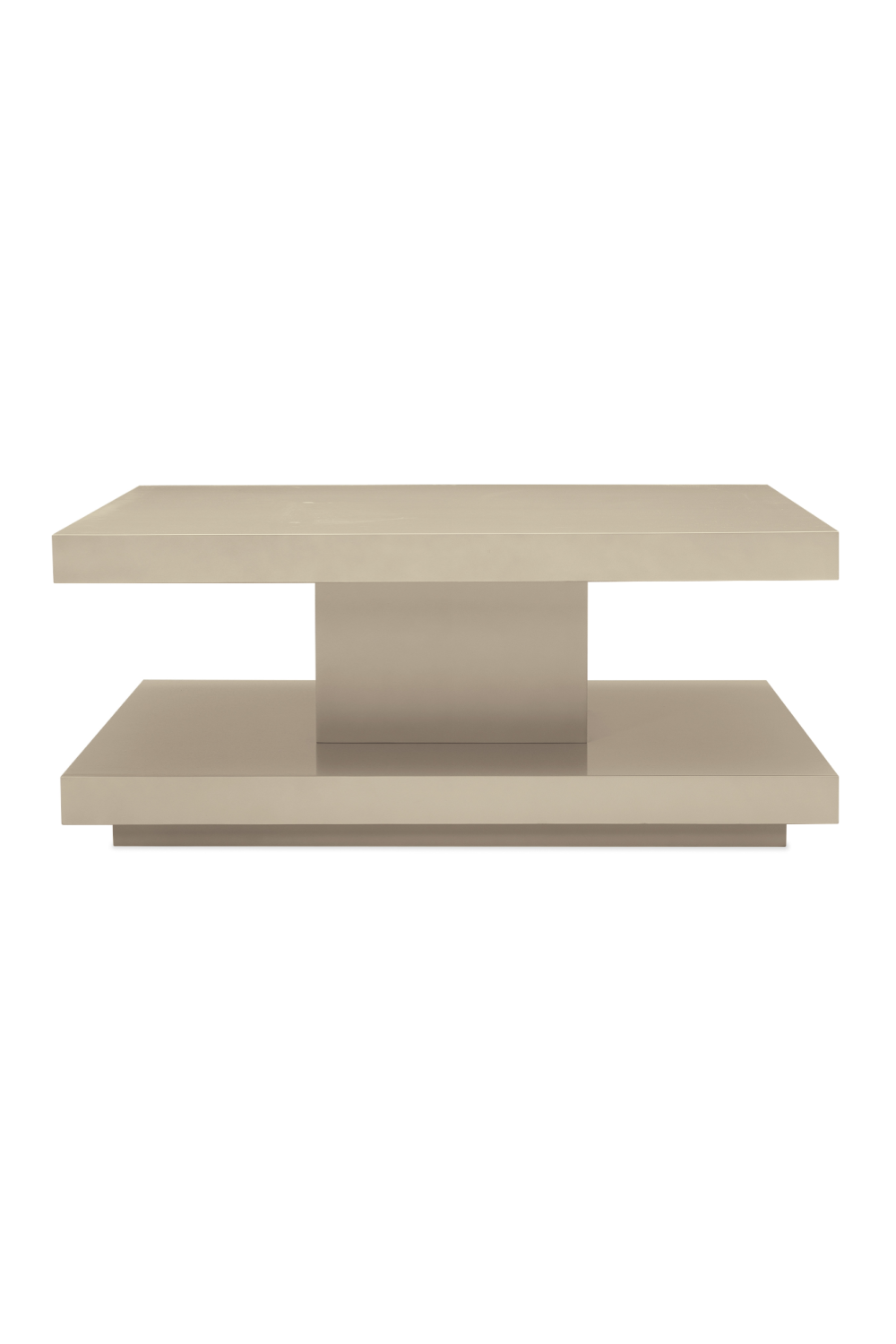 Beige Geometrical Coffee Table | Caracole Cool And Classic | Caracole.eu.com