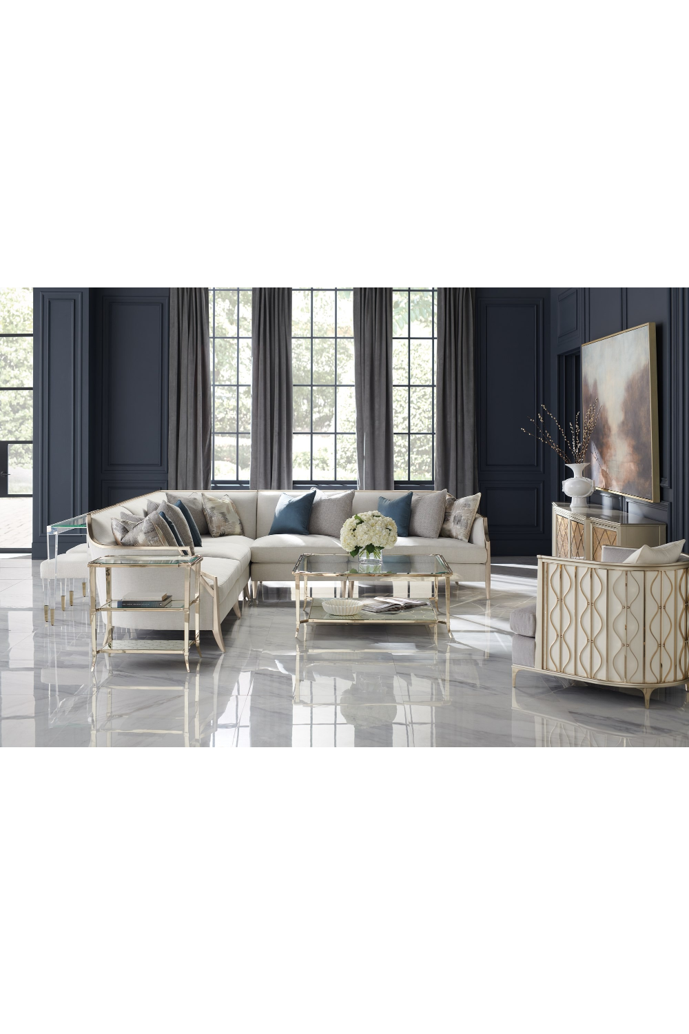 Transparent Modern Console Table | Caracole Ahhhhh | Caracole.eu.com