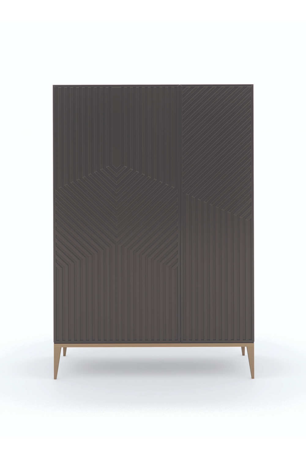 Dark Brown Graphic Cabinet | Caracole Out of Line | Caracole.eu.com