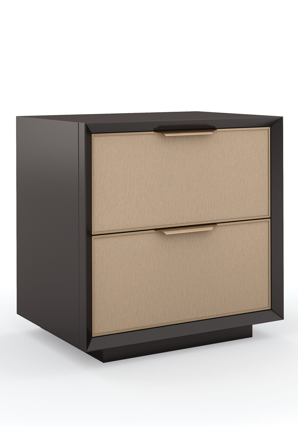 Brown Modern Bedside Table | Caracole Double Wrap | Oroa.com