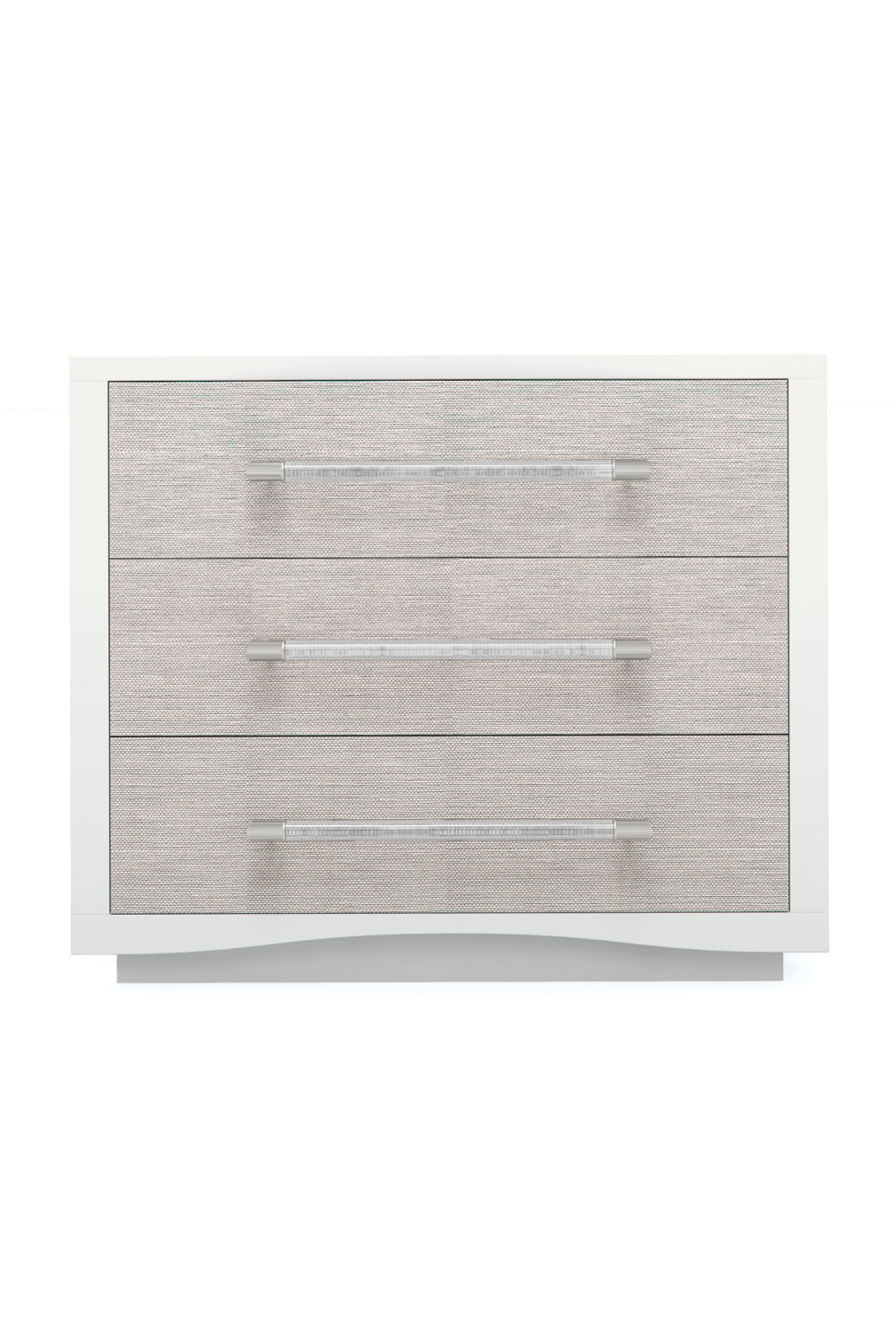 White 3-Drawer Nightstand | Caracole A Clear Touch | Oroa.com