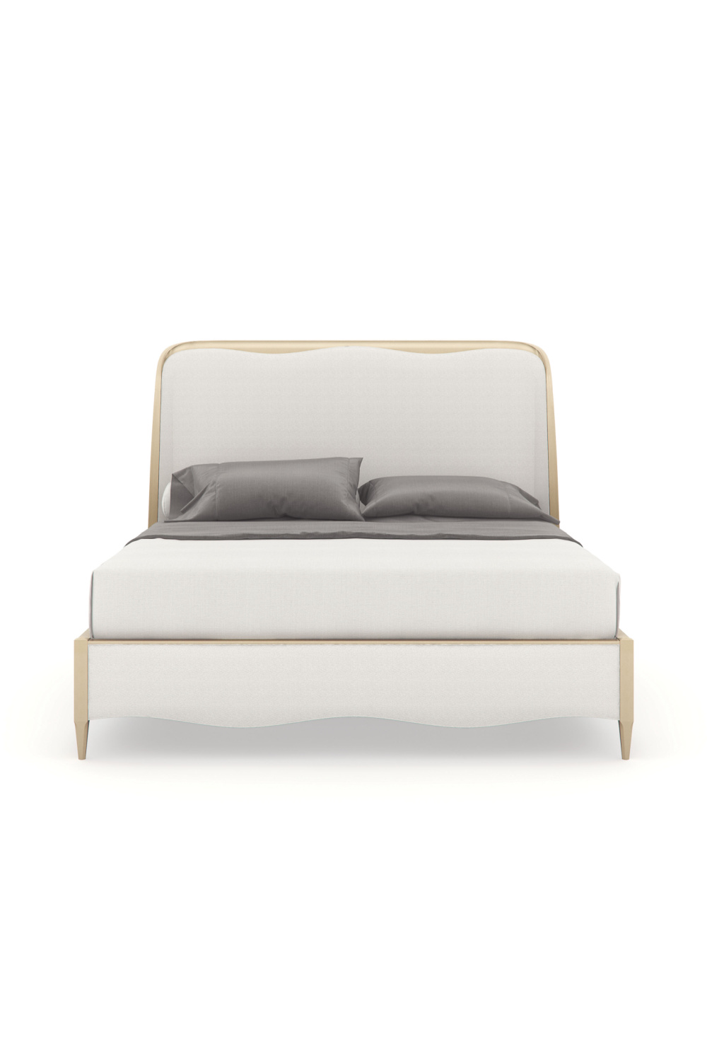 White Modern California King Bed | Caracole Deep Sleep | Caracole.eu.com
