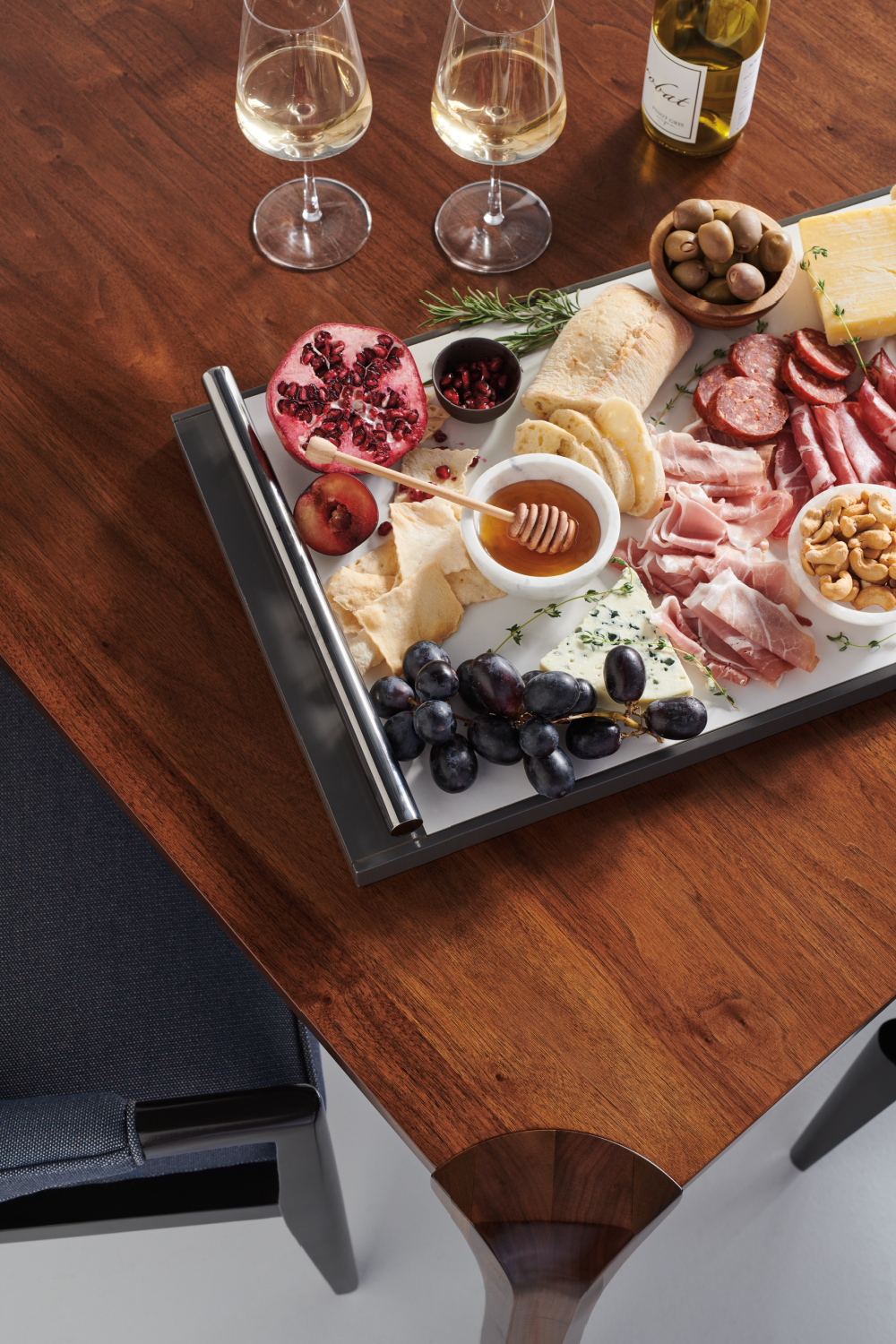 Dark Brown Walnut Dining Table | Caracole Room For More | Caracole.eu.com