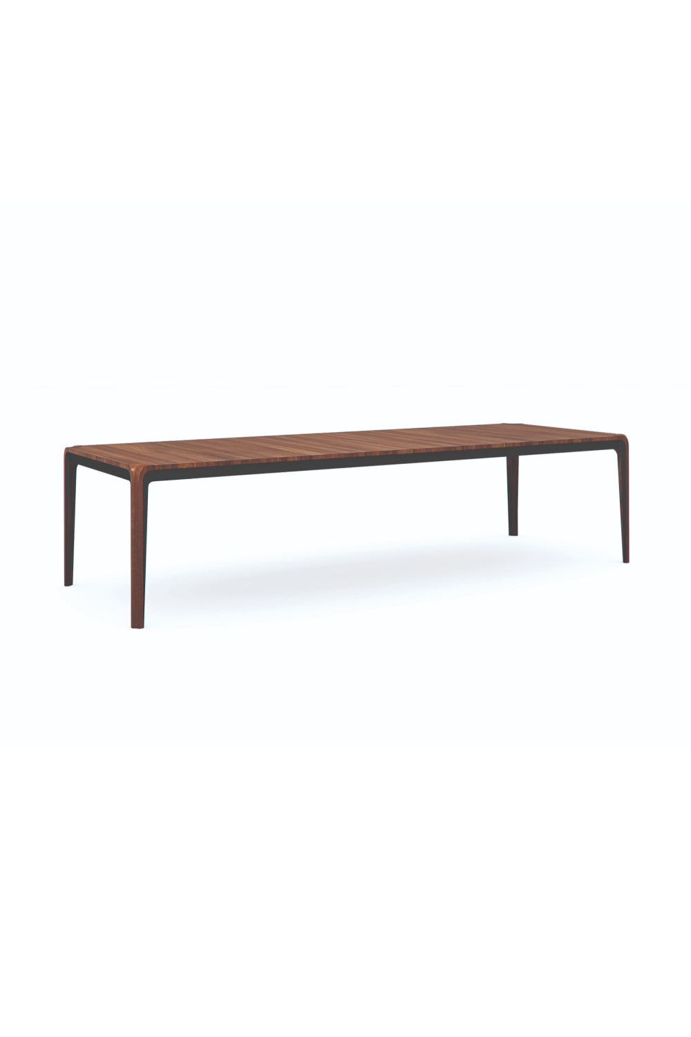 Dark Brown Walnut Dining Table | Caracole Room For More | Caracole.eu.com